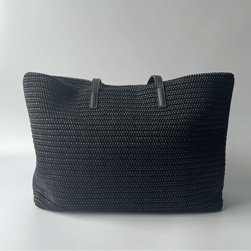 Saint Laurent East West Woven Raffia Tote - Picture 2 of 8